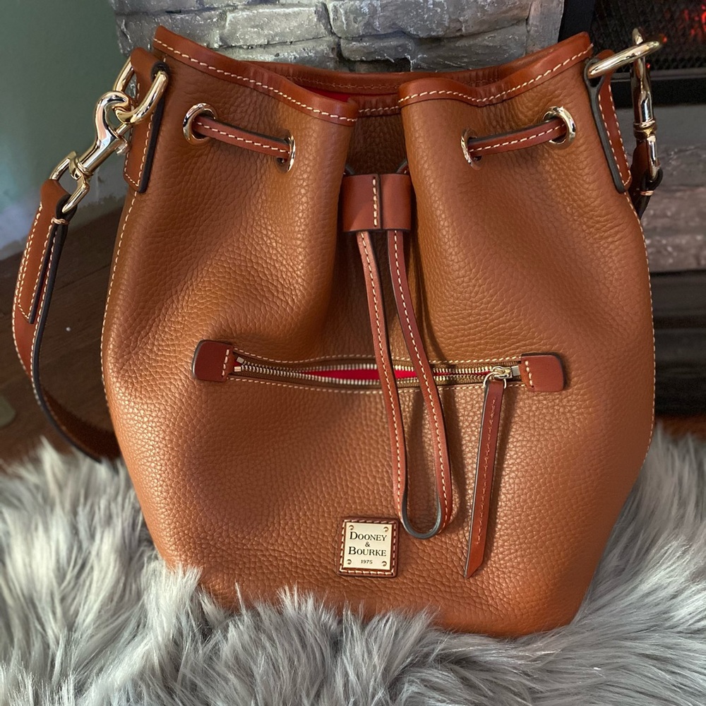 Dooney & Bourke Pebble Grain Drawstring Bag